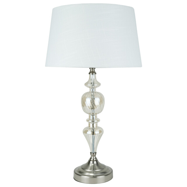 Marleigh Table Lamp - White and Silver - image 1
