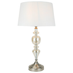 Marleigh Table Lamp - White and Silver - thumbnail 4