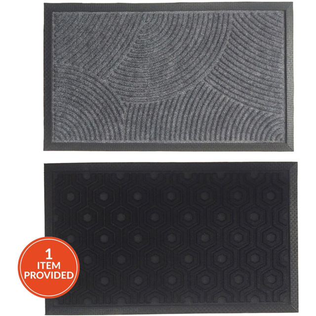 Rubber Backed Scraper Mat - image 1
