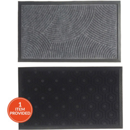 Rubber Backed Scraper Mat - thumbnail 1