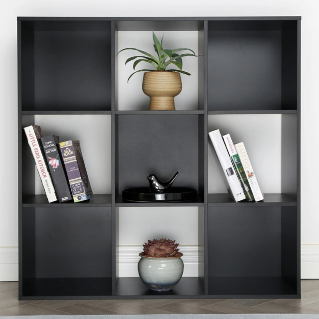 Jane 9 Shelf Black Cube Storage Unit - image 1