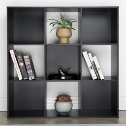 Jane 9 Shelf Black Cube Storage Unit - thumbnail 1