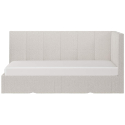 Flair Harley Beige Boucle Bed Frame with Storage - thumbnail 4