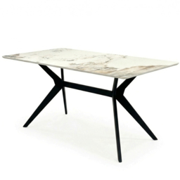 Indoor Living 4 Seater Marble Top Rectangular Dining Table - thumbnail 4