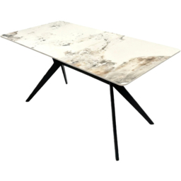 Indoor Living 4 Seater Marble Top Rectangular Dining Table - thumbnail 3