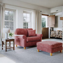 Sinatra Glory Deep Terra Snuggle Chair - thumbnail 3