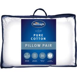 Silentnight The Luxury Collection Pure Cotton Pillow 2 Pack
