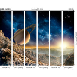 Origin Murals Galaxy Multicolour Wall Mural - thumbnail 3