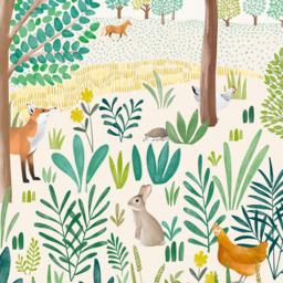Grandeco Grena Nursery 3 Lane Wall Mural - thumbnail 2