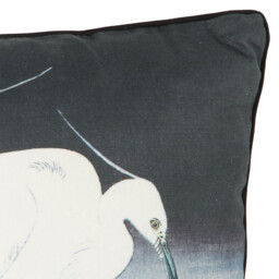 Ohara Kohson Oriental Cranes Cushion - Multicolour - thumbnail 3