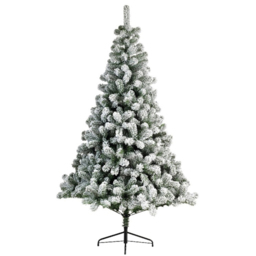 Samuel Alexander White and Green Fir Snowy Imperial Pine Artificial Christmas Tree 4ft