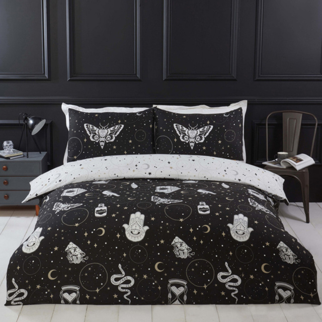 Rapport Home Gothic Magick King Size Multicolour Microfibre Duvet Set - image 1
