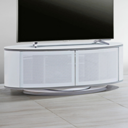 MDA Designs Luna Double Door White TV Unit - thumbnail 1