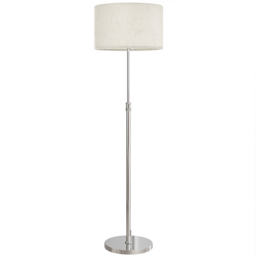 HOMCOM Height Adjustable Dimmable Standing Floor Lamp with Remote - thumbnail 1