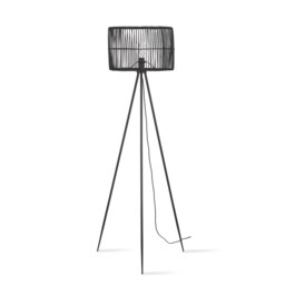 Benji Rattan Floor Lamp - thumbnail 2