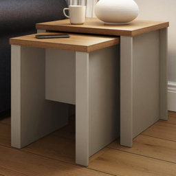 GFW Lancaster Grey Nest of Tables Set of 2