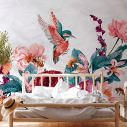 A.S Creation Flying Colibri Digital Wall Mural - thumbnail 1