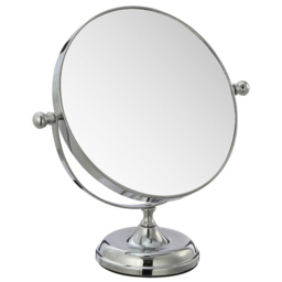 Bathstore Silver Chrome Cosmetic Mirror 33.5 x 32cm