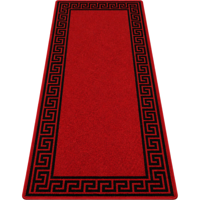 Smart Living Greekey Red and Black Gel Back Non-Slip Door Mat 40 x 60cm - image 1