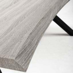 Narvik 4 Seater Medium Curved Dining Table - thumbnail 4