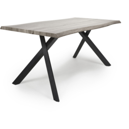 Narvik 4 Seater Medium Curved Dining Table - thumbnail 2