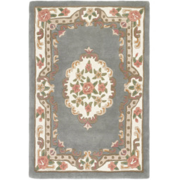 Origins Shensi Grey Wool Rug 75 x 150cm - thumbnail 1