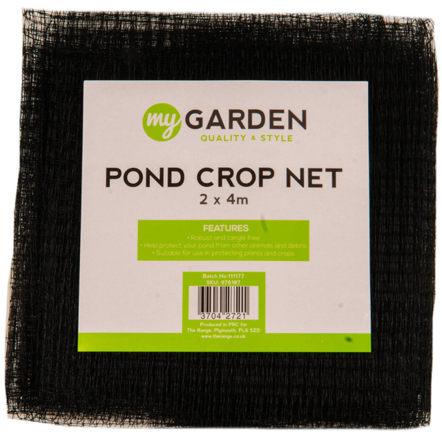 My Garden 2 x 4m Black Pond Crop Net