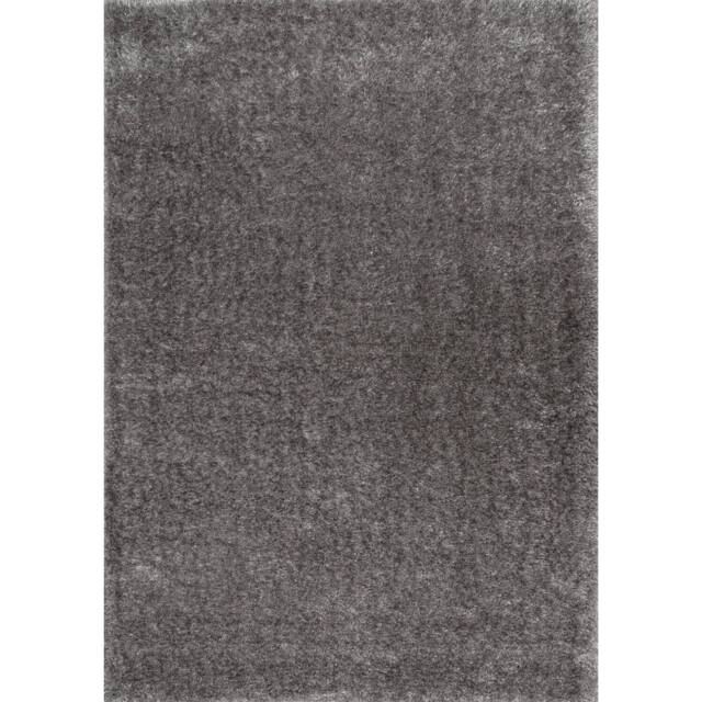 Soft Sumptuous Silver Rug 66 x 100cm - image 1