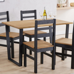 Core Products Texas 4 Seater Rectangular Dining Table Waxed Pine