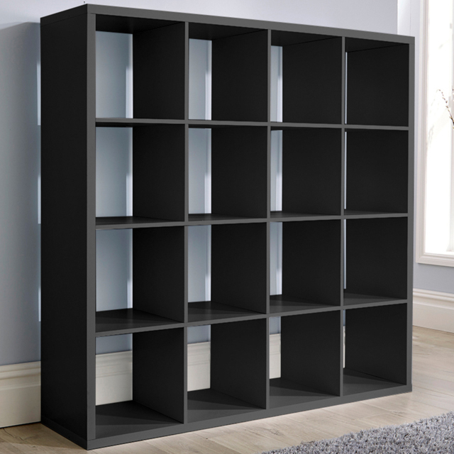 Home Source Black 16 Cube Storage Unit - image 1