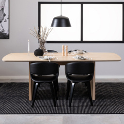 Florence Christo Oak Dining Table - thumbnail 1