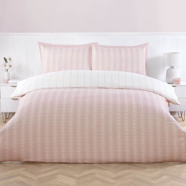 My Home Florie Blush King Size Duvet Set - image 1