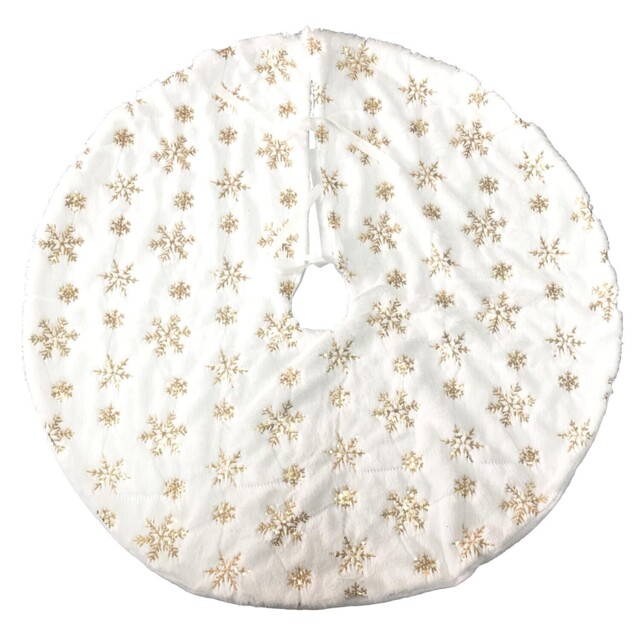 Sequin Snowflake Tree Skirt