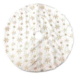 Sequin Snowflake Tree Skirt