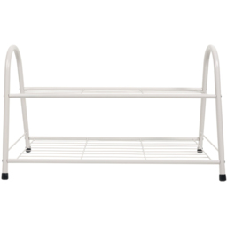 2 Tier Shoe Rack White - thumbnail 3