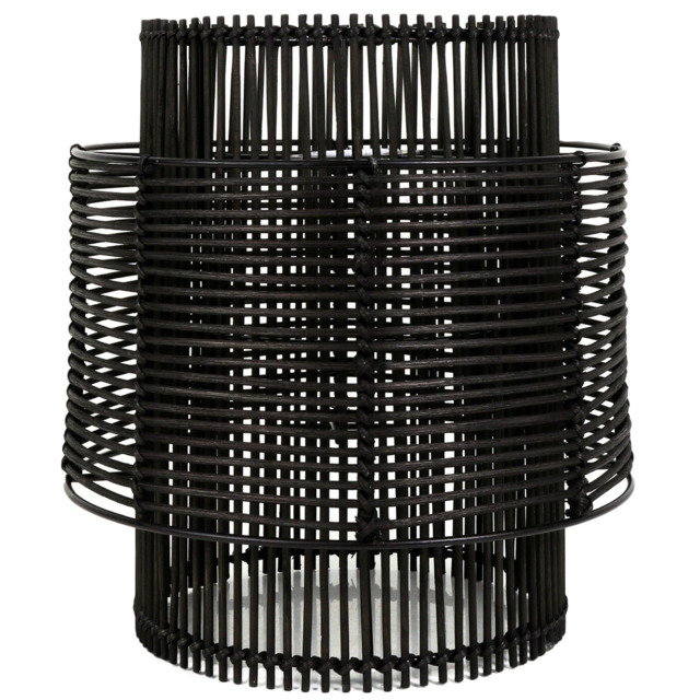 Barkby Rattan Black Lamp Shade
