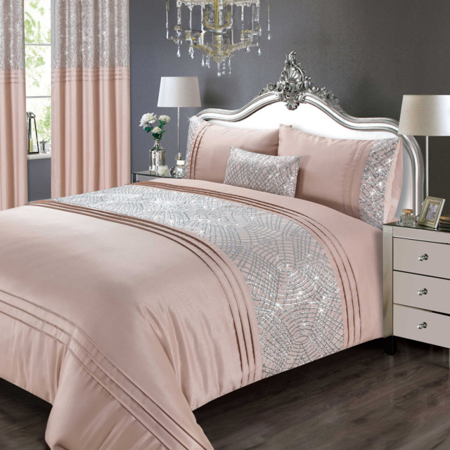 Rapport Home Charleston Double Blush Duvet Set - image 1