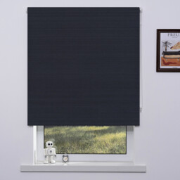 Dark Grey Weave Blackout Blind 60 x 165cm - thumbnail 2