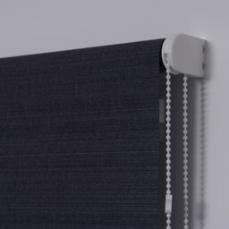 Dark Grey Weave Blackout Blind 60 x 165cm - thumbnail 4