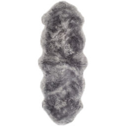 Origins Grey Genuine Sheepskin Rug 70 x 175cm - thumbnail 1
