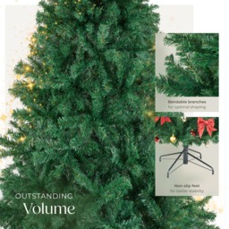 tectake Dasher Dense Needles Artificial Christmas Tree 7.5ft - thumbnail 3