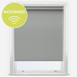 New Edge Blinds Dark Grey Thermal Blackout Motorised Roller Blind with Motor Only 175cm - thumbnail 4