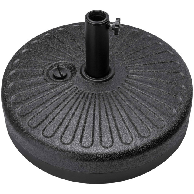 Home Source Basque Black Waterproof Parasol Base - image 1