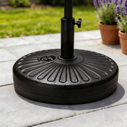 Home Source Basque Black Waterproof Parasol Base - thumbnail 2