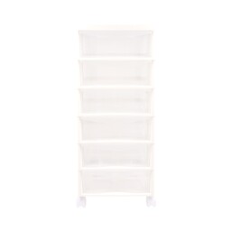 White 6 Drawer Storage Organiser - thumbnail 3