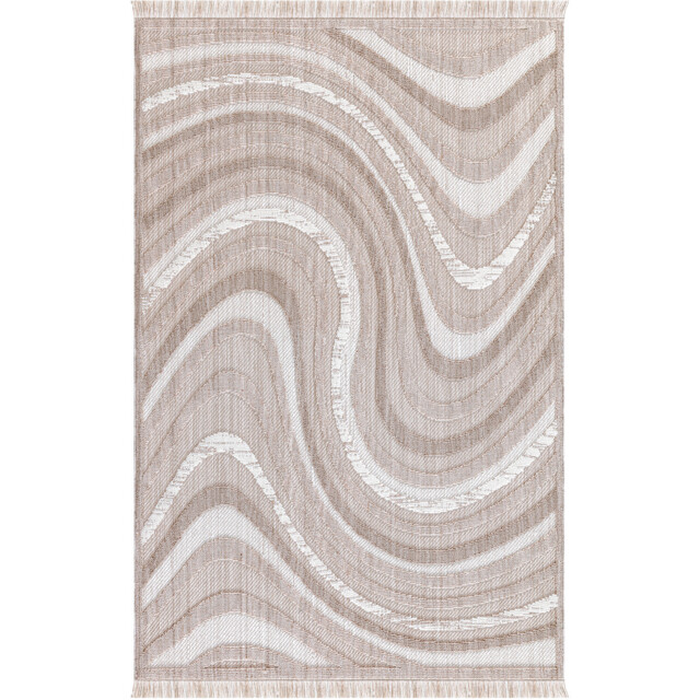 Broadway Neutral Wave Rug - image 1