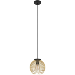 EGLO Venezuela Gold and Black Pendant Light - thumbnail 1