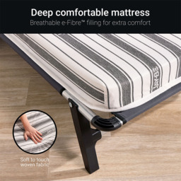 Jay-Be Single Quick Folding Bed with Comfort Mattress - thumbnail 3