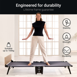 Jay-Be Single Quick Folding Bed with Comfort Mattress - thumbnail 4