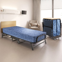 Jay-Be Crown Windermere Single Folding Bed with Waterproof Deep Sprung Mattress - thumbnail 1
